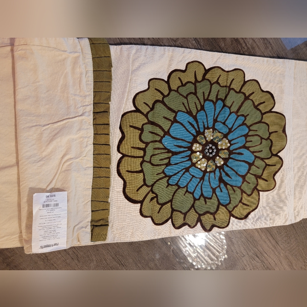 Pier 1 Table Runner with Beading